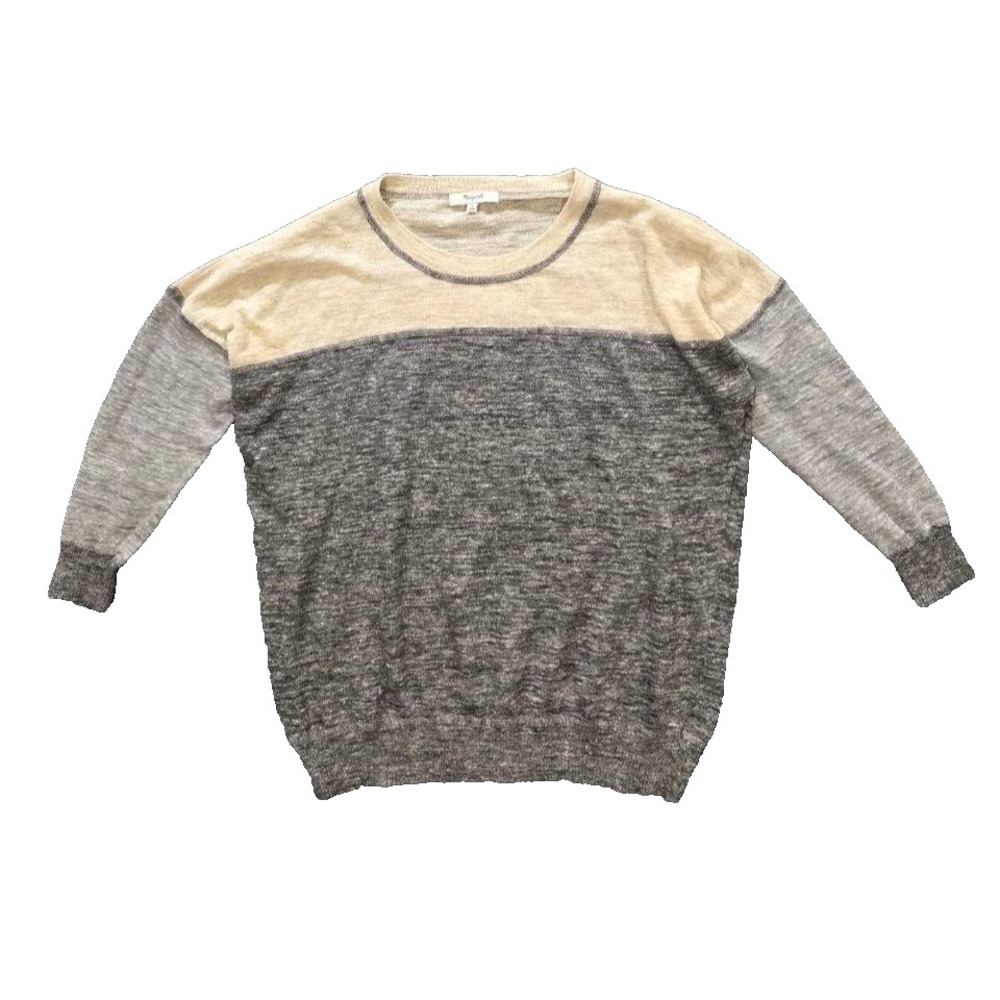 Madewell French Quarter Outfield linem Pullover Sweater Size Small A011479